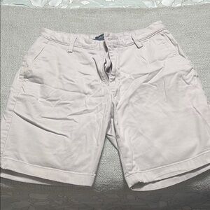 Nautica Men's Light Tan Flat Front Shorts